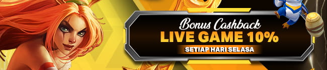 CASHBACK LIVE GAME 10% ( BONUS HARI SELASA )